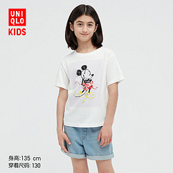 UNIQLO 优衣库 童装男童女童亲子DisneyartbyYuni迪士尼T恤米奇夏季438250