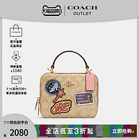 COACH 蔻驰 [抢付定金]Disney X Coach合作系列迪士尼奥莱女包经典贴饰斜挎包