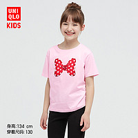 UNIQLO 优衣库 童装男童女童亲子DisneyartbyYuni迪士尼T恤米妮夏季438248