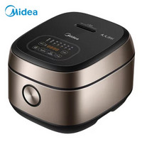 Midea 美的 MB-FB40P501电饭煲 4L智能预约家用多功能IH大火力电磁加热不溢锅精铁釜内胆不粘锅(4L)