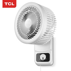 TCL 壁扇/免打孔/家用台式风扇/节能低噪台扇/摇头电风扇TFB18-21AD