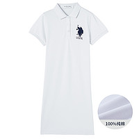 U.S. POLO ASSN. 美国马球协会 TF012-00A  女士刺绣polo裙