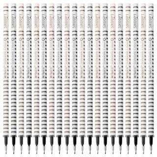 M&G 晨光 文具黑色0.35mm学生中性笔替芯 全针管办公签字笔芯 史努比系列水笔替换芯 20支/盒SGR640R6
