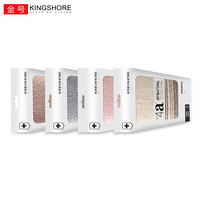 KINGSHORE 金号 新疆长绒棉毛巾 抗菌 柔软吸水家用全棉面巾 加厚洗脸巾4条婴幼儿标准A类 独立包装 76X34cm 120g/条