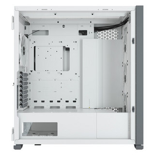 美商海盗船 iCUE 7000X RGB EATX机箱 半侧透 白色
