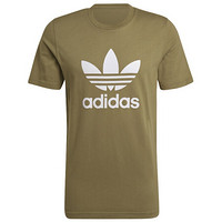 adidas ORIGINALS TREFOIL T-SHIRT 男子运动T恤 HE4954 绿色 XL
