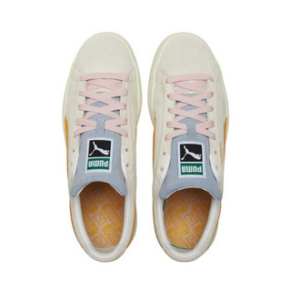 彪马 PUMA 男女同款 生活系列 Suede Classic XXI 休闲鞋 374915 25 象牙白-石黄色-雾蓝色 38.5 UK5.5