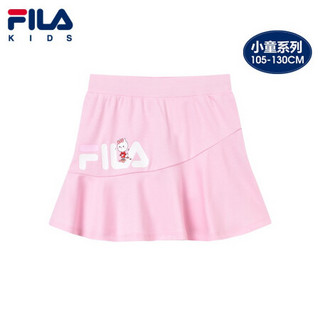 FILA 斐乐童装儿童短裙2021夏季新款女童小童洋气可爱卡通半身裙 浪漫粉-LP 110cm