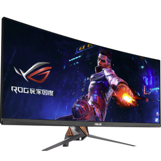 ROG 玩家国度 PG348Q 34英寸 IPS 曲面 G-sync 显示器(3440×1440、100Hz）