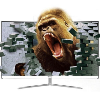 TCL T系列 T32M7C 31.5英寸 VA 曲面 FreeSync 显示器(1920×1080、75Hz)