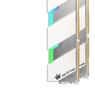 GALAXY 影驰 名人堂系列 HOF PRO DDR4 4000MHz 台式机内存 16GB  8GB *2 RGB 白色