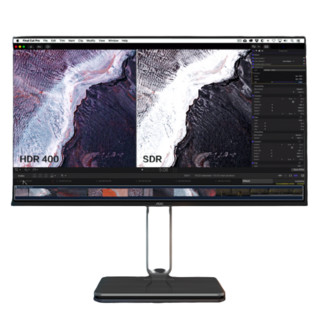 AOC 冠捷 U27U2D 27英寸4K显示器IPS广色域HDR400设计绘图65W功率Type-C屏幕 4K HDR400 65W供电 U27U2D