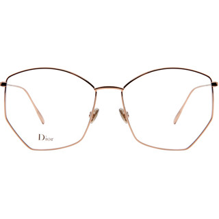 Dior 迪奥 女士近视眼镜框 Stellaire04 DDB 玫瑰金色 58mm