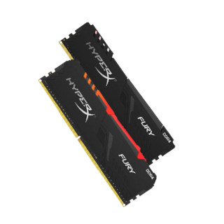 Kingston 金士顿 Fury系列 DDR4 3200MHz 台式机内存 马甲条 黑色 16GB