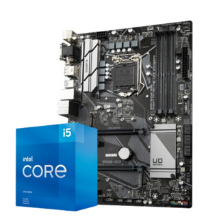 GIGABYTE 技嘉 B560 HD3 耐久大板 ATX主板（intel LGA1200、B560）+英特尔 酷睿i5-11500F CPU套装