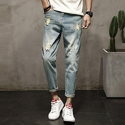 Lee Cooper LCSX911-A01 男式修身牛仔裤