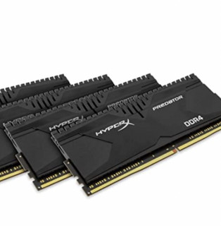 Kingston 金士顿 Predator 掠食者系列 DDR4 2133MHz 台式机内存 马甲条 黑色 32GB 8GBx4 HX430C15PB2K4/16