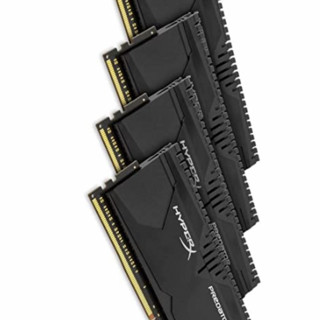Kingston 金士顿 Predator 掠食者系列 DDR4 2133MHz 台式机内存 马甲条 黑色 32GB 8GBx4 HX430C15PB2K4/16