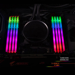 AORUS DDR4 3200MHz RGB 台式机内存 黑色 16GB 8GB*2