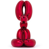 HOWstore Jeff Koons Balloon Animals Collector 《兔子》动物珍藏版雕塑 29x13.9x21cm 顶级骨瓷