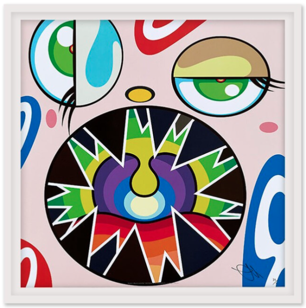 《 we are the square jocular clan》限量300版 476×476mm 丝网版画