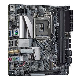 ASRock 华擎 B560M-ITX/AC Mini-ITX主板（Intel LGA1200、B560）