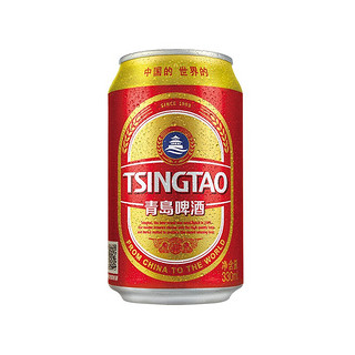 TSINGTAO 青岛啤酒 红金啤酒 330ml*24罐