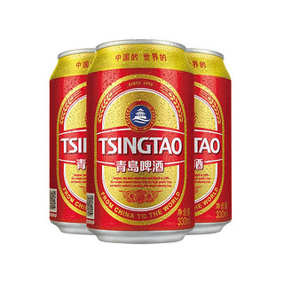 TSINGTAO 青岛啤酒 红金啤酒 330ml*24罐