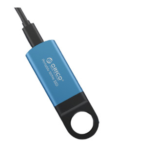 ORICO 奥睿科 迅龙-翼 USB 3.1  固态硬盘 Type-C 256GB 蓝色