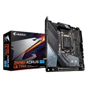 GIGABYTE 技嘉 Z590I AORUS ULTRA itx迷你雕 MINI-ITX主板（intel LGA1200、Z590）+英特尔 酷睿i7-11700KF CPU套装