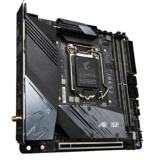 GIGABYTE 技嘉 Z590I AORUS ULTRA itx迷你雕 MINI-ITX主板（intel LGA1200、Z590）+英特尔 酷睿i7-11700KF CPU套装