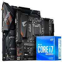 AORUS 英特尔i7-9700F+技嘉B365主板 CPU套装