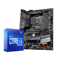 GIGABYTE 技嘉 小雕系列 Z590 AORUS ELITE AX 小雕 ATX主板（intel LGA1200、Z590）+英特尔 酷睿i7-11700K CPU套装