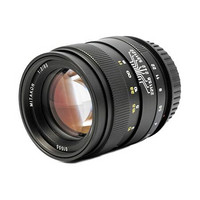 ZHONGYI OPTICAL 中一光学 85mm F2.0 标准定焦镜头 宾得卡口 55mm 银色+遮光罩+中一高清UV+微距镜