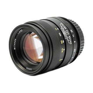 ZHONGYI OPTICAL 中一光学 85mm F2.0 标准定焦镜头 索尼A卡口 55mm+遮光罩+中一高清UV