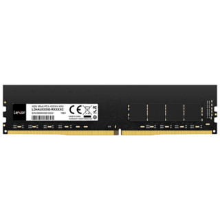 Lexar 雷克沙 DDR4 2666MHz 台式机内存 黑色 16GB LD4AU016G-R2666C