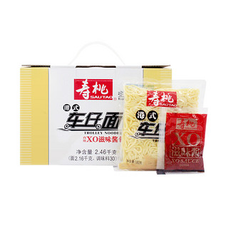 SAU TAO 寿桃牌 港式车仔面180g*12包+XO酱12包