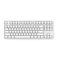 高斯 GANSS GS87-C 87键 有线机械键盘 白色 Cherry银轴 单光