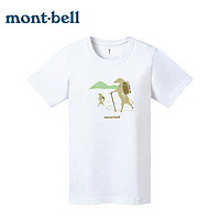 mont·bell 夏季新款 2104677 女士纯棉印花T恤
