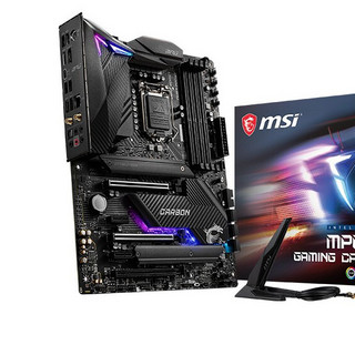 MSI 微星 MPG系列 Z490 GAMING CARBON WiFi ATX主板（intel LGA1200、Z490）+英特尔 酷睿i7-10700KF CPU套装+魔龙RTX 3070 GAMING X TRIO 8G 显卡套装