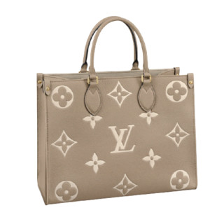 LOUIS VUITTON 路易威登 ONTHEGO系列 中号手袋 M45494 大象灰/奶白色