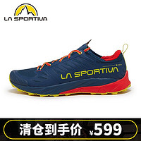 LA SPORTIVA 拉思珀蒂瓦 KAPTIVA GTX 防水轻量越野跑鞋男女款专业竞速低帮越野鞋 蛋白石蓝/罂粟红 42