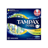 黑卡会员：TAMPAX 丹碧丝 珍珠系列导管卫生棉条 34条/盒
