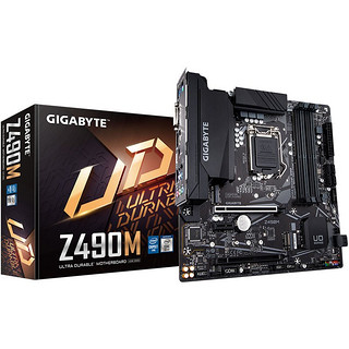 GIGABYTE 技嘉 Z490M GAMING MATX主板（intel LGA1200、Z490）