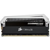 USCORSAIR 美商海盗船 Dominator Platinum系列 DDR4 2400MHz 台式机内存 黑色 16GB 8GB*2 ‎CMD16GX3M2A2400C11