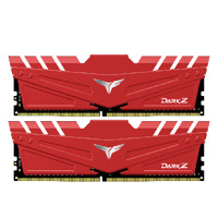 Team 十铨 冥神Z系列 DDR4 3600MHz 台式机内存 红色 16GB 8GB*2