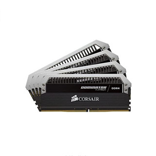 USCORSAIR 美商海盗船 Dominator Platinum系列 DDR4 3300MHz 台式机内存 黑色 16GB 4GB*4 CMD16GX4M4B3300C16