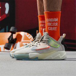 anta 安踏 板鞋男鞋网面革面拼接时尚潮牌运动休闲鞋