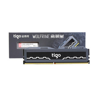 Kimtigo 金泰克 tigo 金泰克 贪狼星系列 DDR4 3200MHz 台式机内存 黑色 8GB