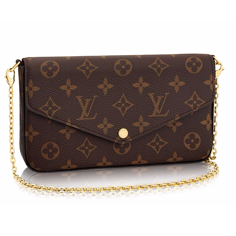 LOUIS VUITTON 路易威登 POCHETTE FÉLICIE 系列 链条包 M61276 老花